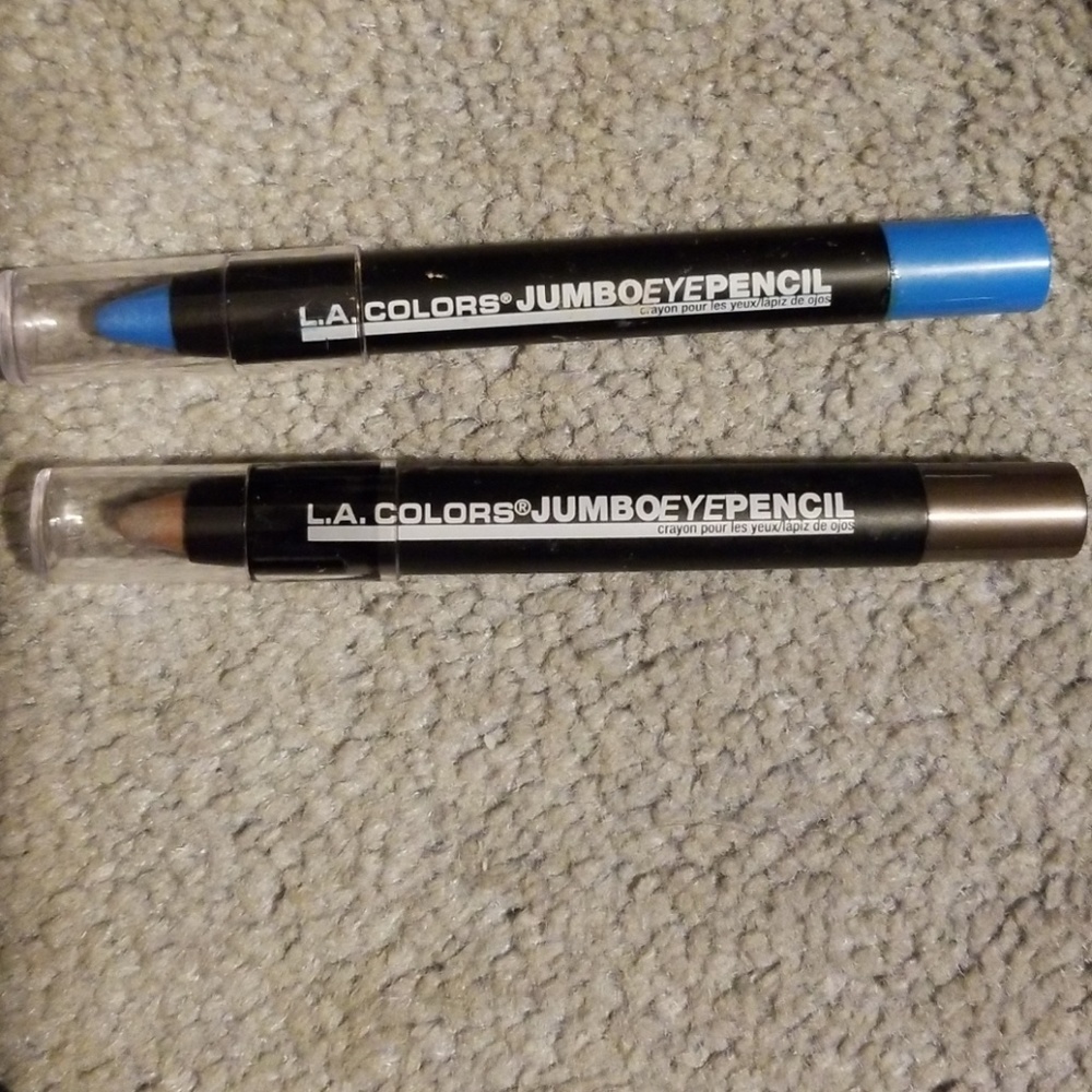 2 L.A. Colors Jumbo Eye Pencils